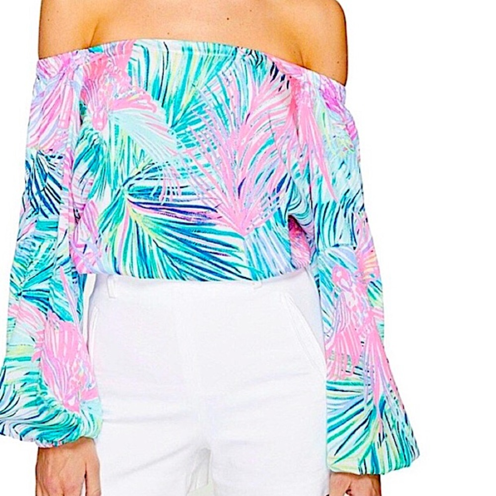 Lilly Pulitzer Adira Silk Top
